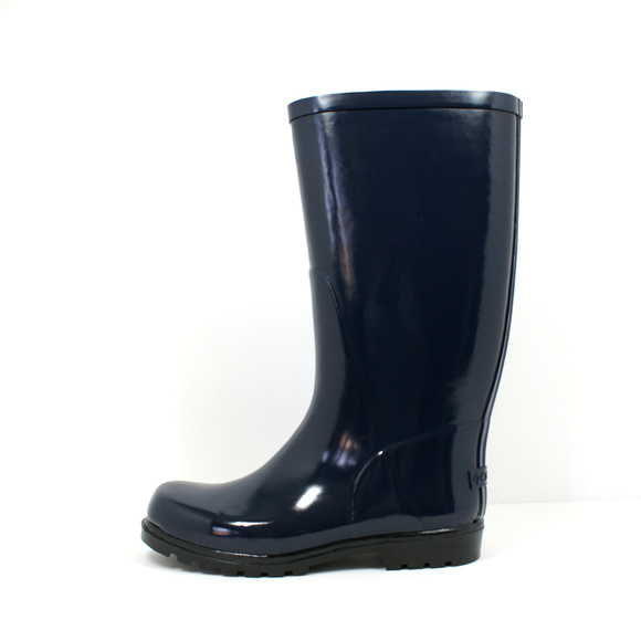 Columbia Rain Boots (Downpour) Dark Navy Blue - Picture 2 of 7